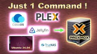 Proxmox VE Helper Scripts - install anything with 1 command !!!