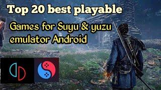 Top 20 best playable games for yuzu & suyu Emulator Android (Nintendo switch games)