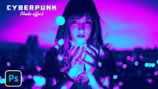 Cyberpunk Photo Effects in Adobe Photoshop | Tutorial