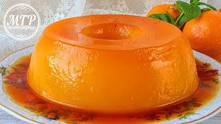 FLAN DE NARANJA SIN HORNO | SIN HUEVO Y SIN GELATINA | Mi tarta preferida