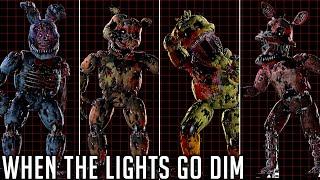 When the Lights Go Dim - All Jumpscares, Animatronics, Extras