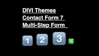 DIVI Contact Form 7 Multi-Step Form Tutorial / Contact form paso a paso #DiviConwordpress