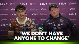 Walters and Staggs want higher standards | Broncos Press Conference | Fox League