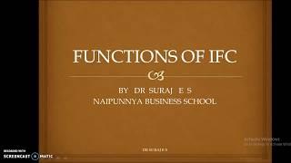 FUNCTIONS OF IFC