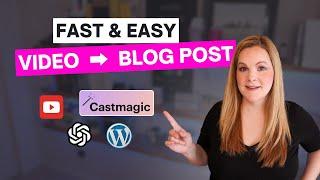 My Video to Blog Post Workflow (with AI)