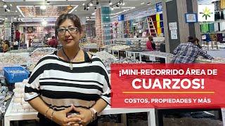 Mini-Recorrido en la Sección de CUARZOS ¡Propiedades, USOS y costos! 