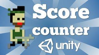 How to add a score counter into your Unity 2D game| Easy Unity 2D Tutorial