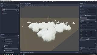 GPU Accelerated clouds in Godot (3D Particles In-Editor Overview)