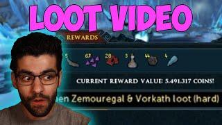 Loot From 50 Hardmode Vorkath Reward Chests!! RuneScape 3