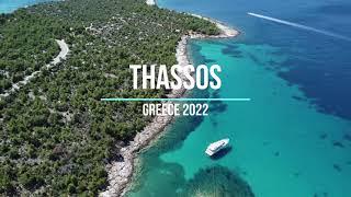 Thassos 4K. Greece. 2022.