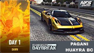 Need for Speed: No Limits | Daybreak (Day 1 - Dawn) PAGANI HUAYRA BC