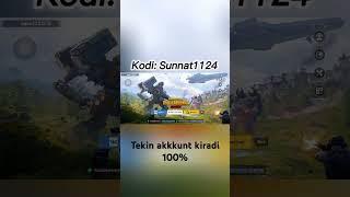 Tekin akkaunt ️ Kiradi100% #pubgmobile #pubg #pubgmm #gaming #tdm