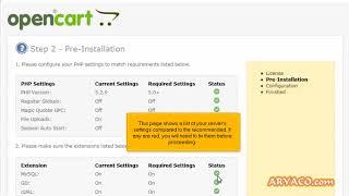 How to download and install OpenCart