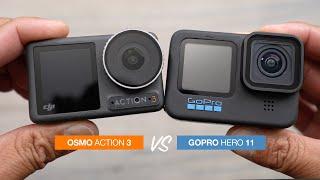 GoPro Hero 11 vs DJI Osmo Action 3 User Experience Comparison