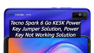 Tecno Spark 6 Go KE5K Power Key Jumper Solution, Power Key Not Working Solution / #repair / #mobile