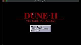 Dune II: Remaster - Development of a new Amiga AGA and OCS version by Westwood's Robert Koon!