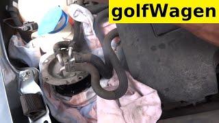 VW Golf 6 fuel filter replacement