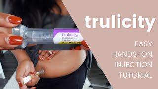 Trulicity Injection: how a patient takes it | pen demo | The Hangry Woman
