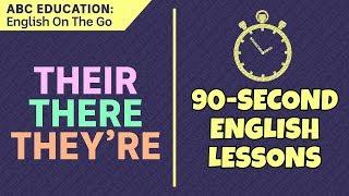 English on the Go #1: They're, their and there