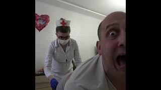 ДВА БОЛЮЧИЙ УКОЛ от МЕДСЕСТРЫ / TWO PAINFUL INJECTION from the DOCTOR #shorts