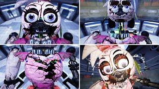 FNAF Security Breach - All Shattered Chica's Upgrades