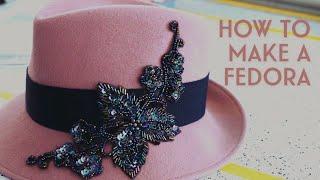 DIY - How to Make a Fedora Hat with Laura Hubka Millinery