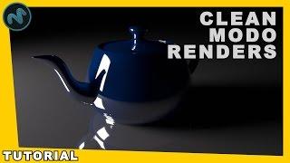 How To Get Clean Noise Free Renders In Modo - 3D Render Tutorial