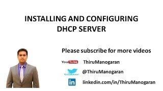 Installing and Configuring DHCP Server in Windows Server