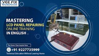 LCD LED 4k TV Panel Repairing Online Training English | panel repair training