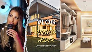 GECE EVDE GİZLİCE ASMR YAPIYORUM  EV TURU , TÜRKÇE ASMR | VLOG