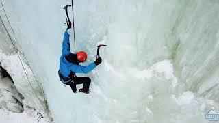 Fairy winter in Norway - Iceclimbing 4K