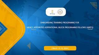 #Training@IIPA l Programme for newly appointed ABPFs l NITI Aayog