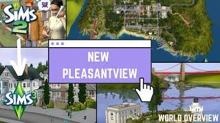 NEW PLEASANTVIEW | THE SIMS 3 WORLD OVERVIEW