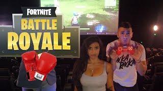 Playing Fortnite in CINEMA/ Boxing Call Out