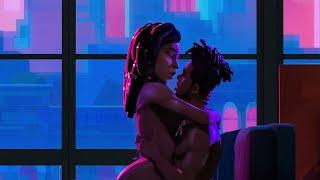 Entergalactic 2022 Kiss Scene - Jabari and Meadow (Kid Cudi)