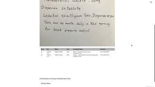 Computer Vision to extract handwritten  and tables by CourseBricks Labs