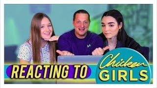 Reacting to Chicken Girls | Billy LeBlanc with Indiana & Riley