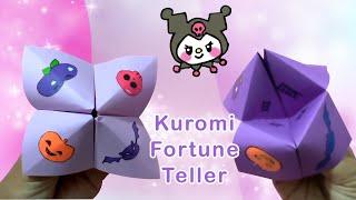 Kuromi Origami Fortune Teller: DIY Paper Craft & Fun Fortune Ideas/ by bushrazorigami