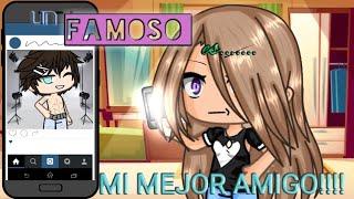 un famoso es mí mejor amigo!! //mini película// gacha life