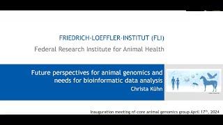 nf-core/animal-genomics: Christa Kühn