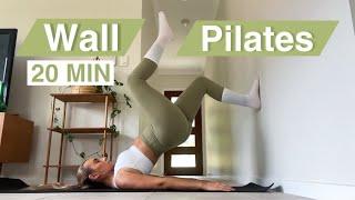 WALL PILATES WORKOUT FOR BEGINNERS | 20 Min (No Talking)