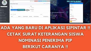 INFORMASI TERBARU PIP !! CARA CETAK SURAT KETERANGAN AKTIVASI REKENING SISWA NOMINASI