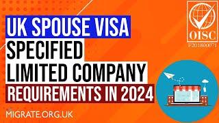 Specified Limited Company Income [UK Spouse Visa Financial Requirement 2024 Guide]