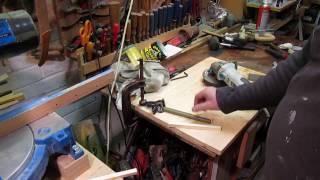 Atlas 74 pillar drill restoration # 08 depth stop 2  making the vertical threaded scale