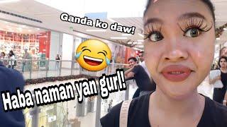 I wore the Scandalous LASHES in PUBLIC for a Day!|Naloka sila!