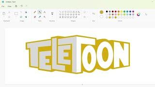 How to draw the Teletoon logo using MS Paint | How to draw on your computer