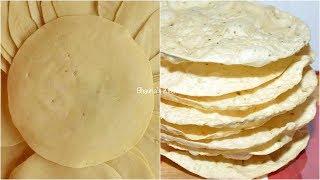 How to make Urad Papad or Papadam or Poppadoms - Start to finish