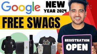 Free Google Swags for Everyone in 2024  Free Google T-shirts |  Google New Program Reg. Open!