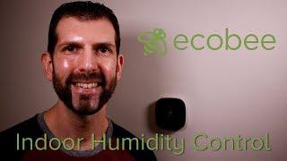 Ecobee humidity control setting thermostat tutorial