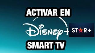 Como INGRESAR a NUEVO DISNEY PLUS STAR en SMART TV.